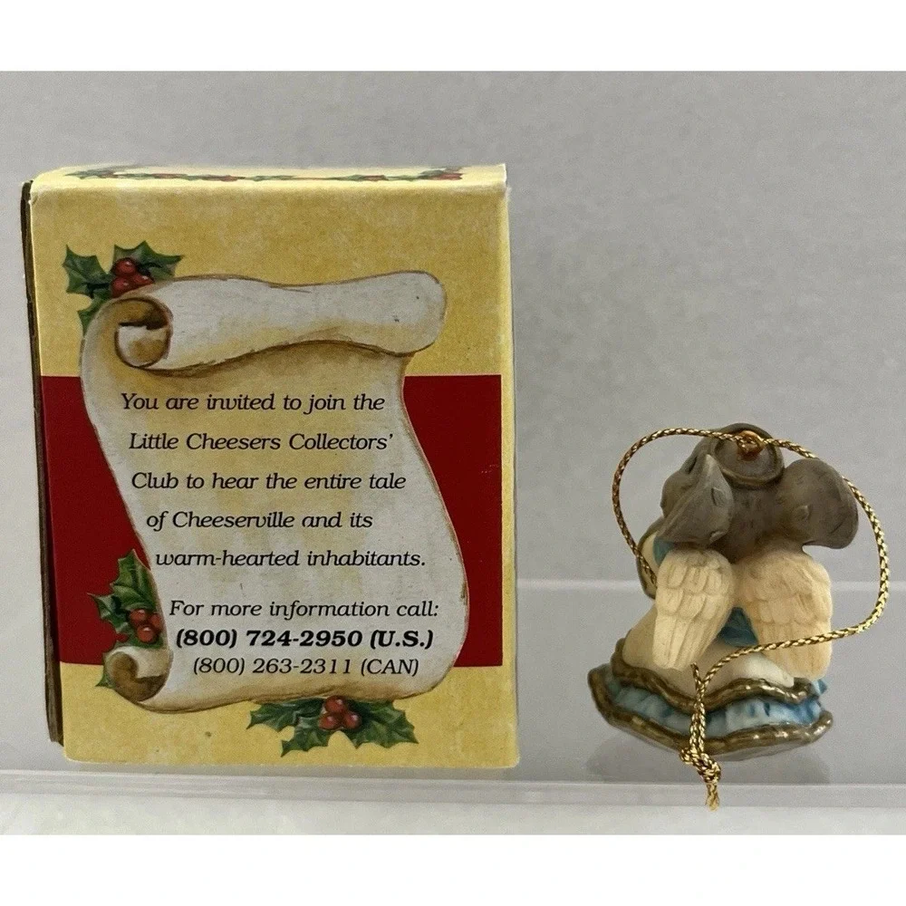 Ganz Little Cheesers 1994/1995 #05428 Harps Of Gold VTG‎ Ornament - RARE